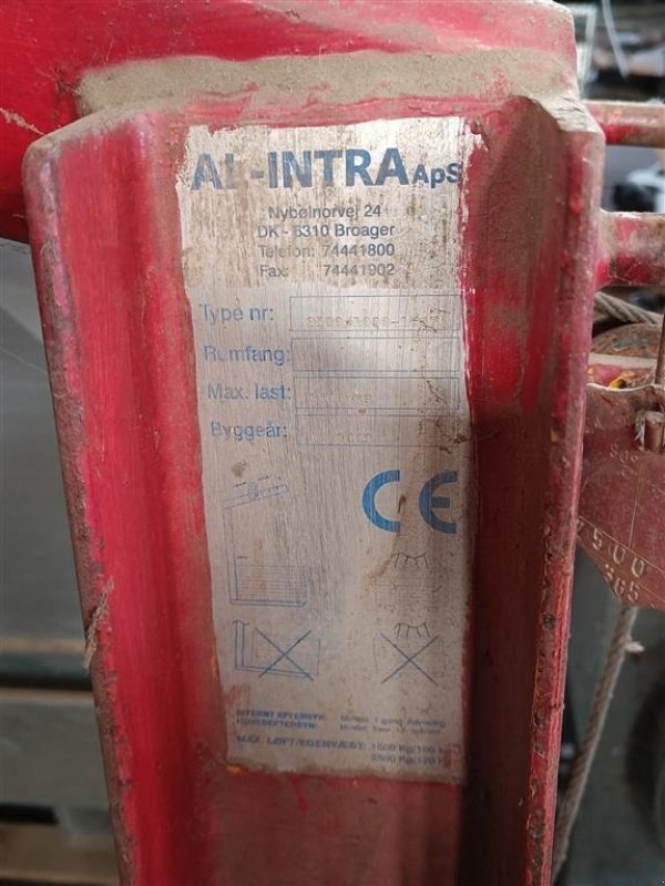 Sonstiges of the type Sonstige AL-Intra til kran/krangafler, Gebrauchtmaschine in Egtved (Picture 2)