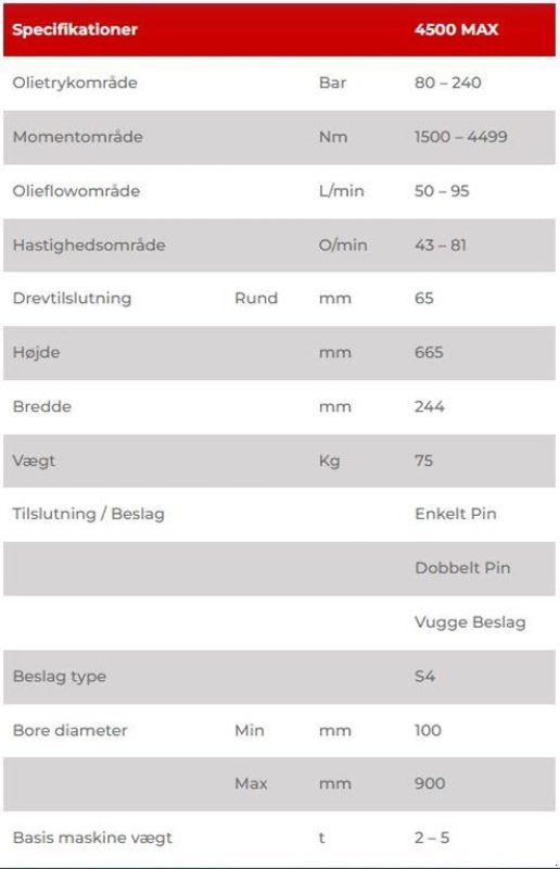Sonstiges des Typs Sonstige Auger Torque 4500 Max, Gebrauchtmaschine in Vrå (Bild 10)