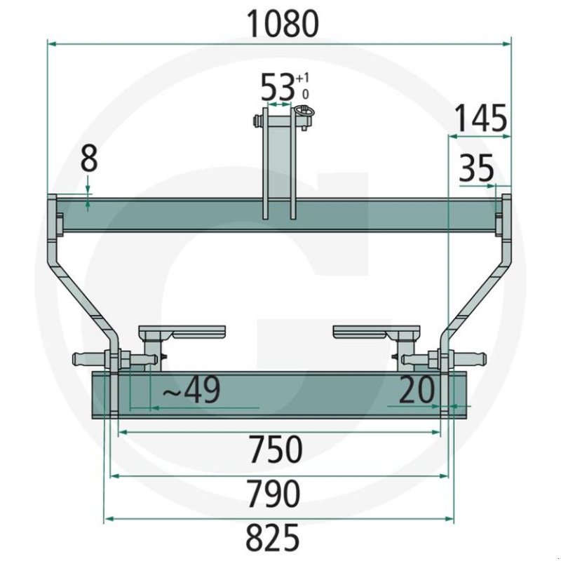 Sonstiges des Typs Sonstige balletang balleløfter 3 punkt, Gebrauchtmaschine in Vinderup (Bild 2)