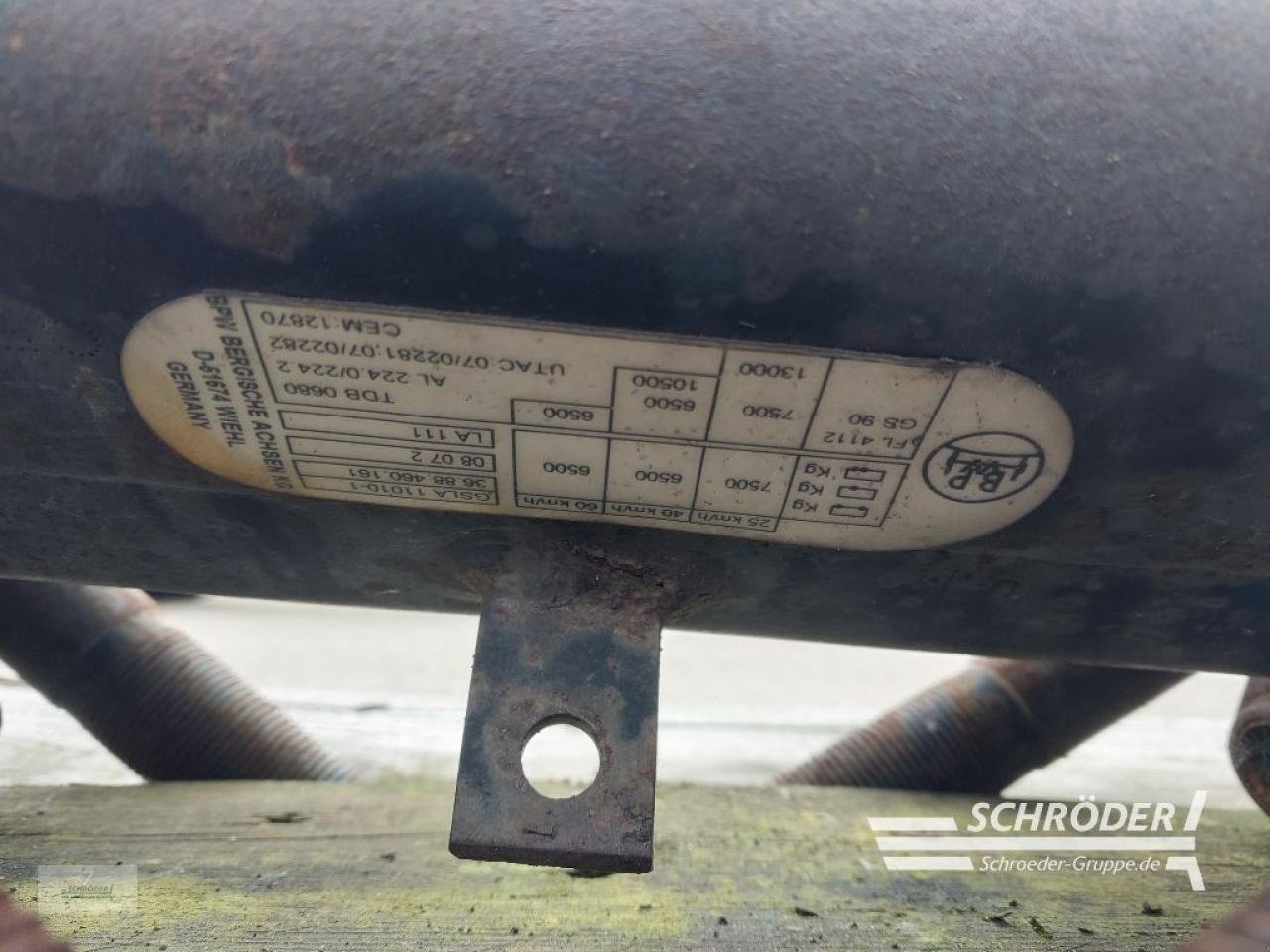 Sonstiges des Typs Sonstige BPW - ACHSE TDB 0860, Gebrauchtmaschine in Lastrup (Bild 3)