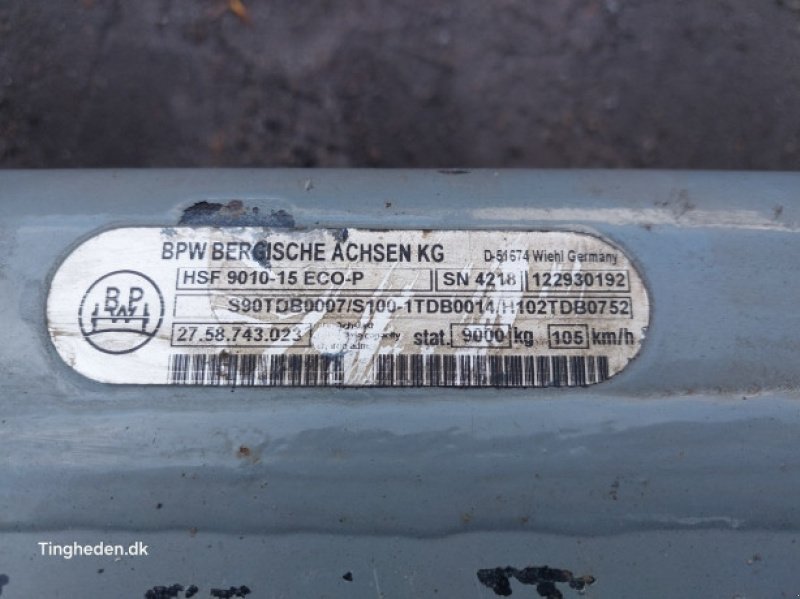 Sonstiges of the type Sonstige BPW, Gebrauchtmaschine in Hemmet (Picture 24)