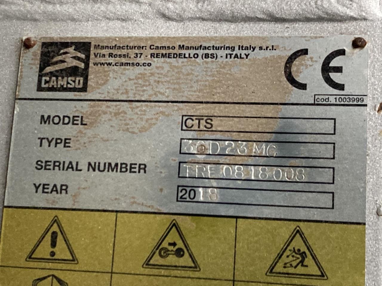 Sonstiges des Typs Sonstige CAMSO 36Q17MK, Gebrauchtmaschine in Bramming (Bild 10)