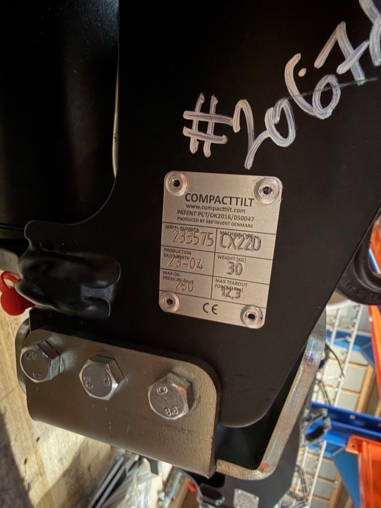 Sonstiges типа Sonstige CompactTilt CT2-HS2, Gebrauchtmaschine в Vrå, Frejlev, Hornslet & Ringsted (Фотография 3)