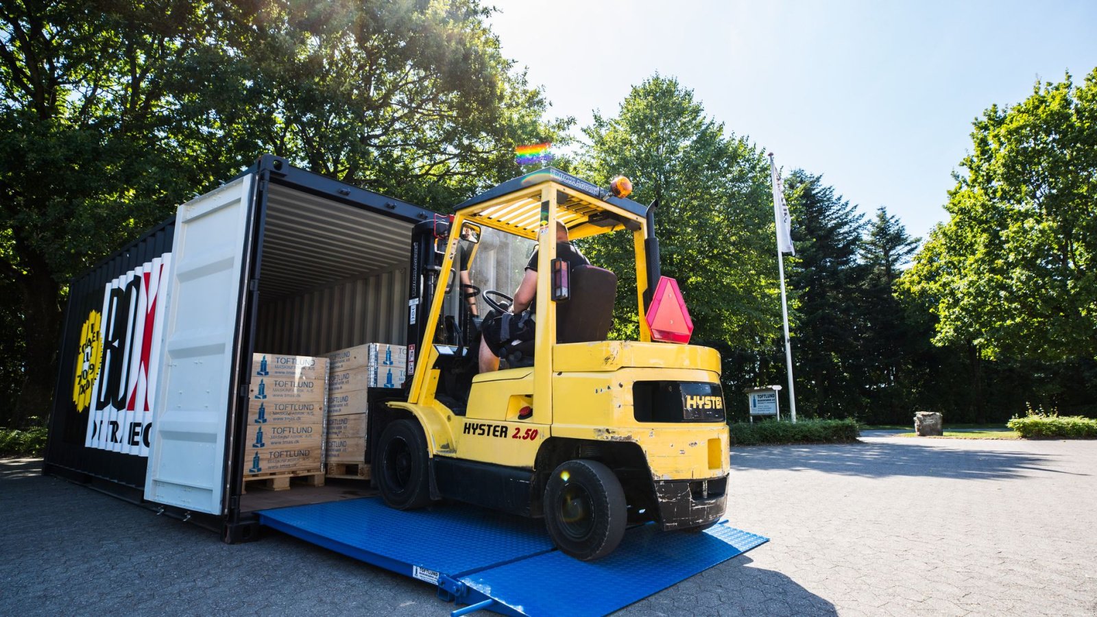 Sonstiges tip Sonstige Container rampe  5 Tons Containerrampe, Gebrauchtmaschine in Toftlund (Poză 4)