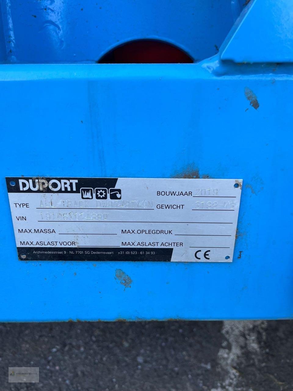 Sonstiges tipa Sonstige DUPORT Alltrack DW8748 Twin, Gebrauchtmaschine u Uelsen (Slika 11)