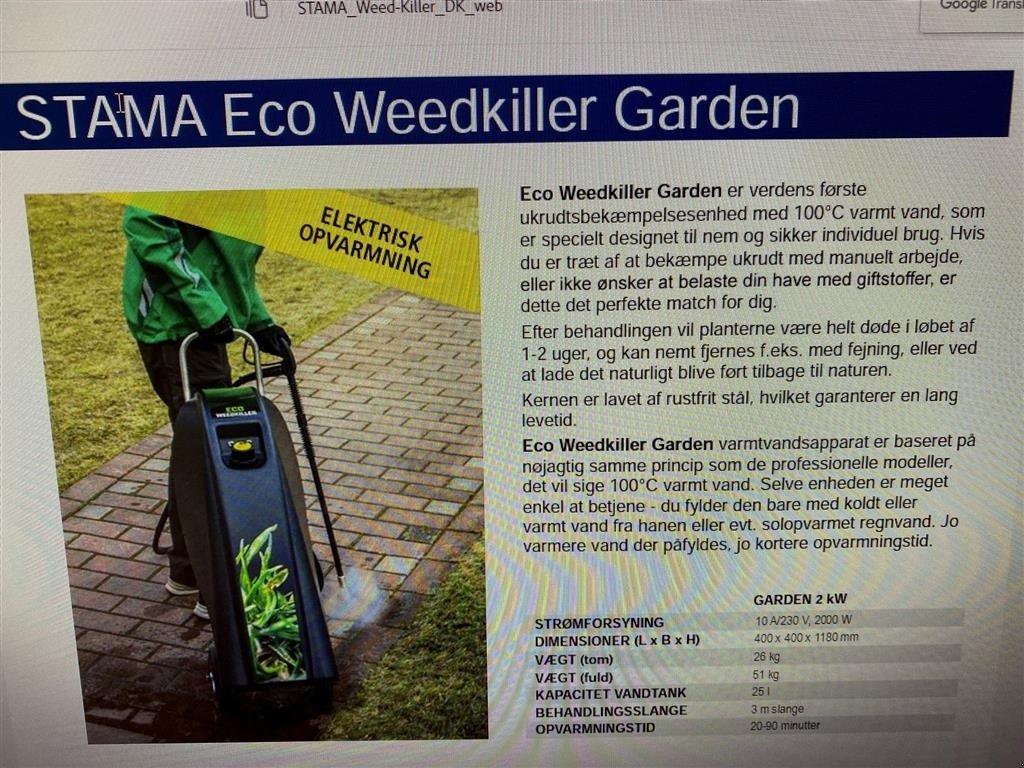 Sonstiges des Typs Sonstige ECO Weedkiller Garden, Gebrauchtmaschine in Ringe (Bild 6)