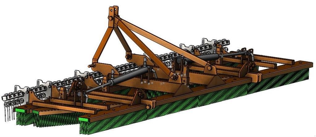 Sonstiges tip Sonstige Epoke Turf brush med rivefjedre, Gebrauchtmaschine in Roskilde (Poză 2)