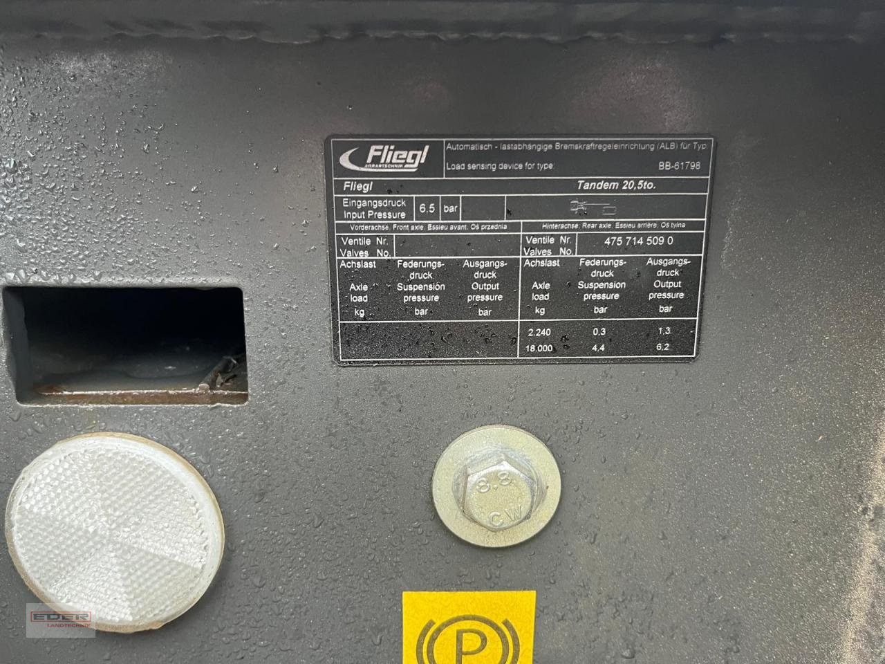 Sonstiges des Typs Sonstige Fliegl Dolly Achse 20.500kg, Gebrauchtmaschine in Tuntenhausen (Bild 12)