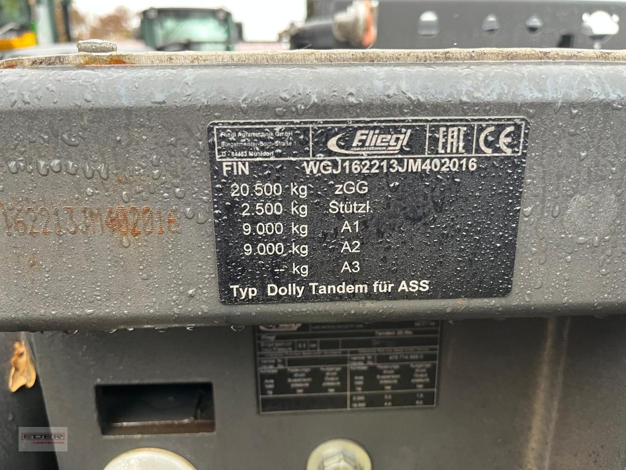 Sonstiges des Typs Sonstige Fliegl Dolly Achse 20.500kg, Gebrauchtmaschine in Tuntenhausen (Bild 13)