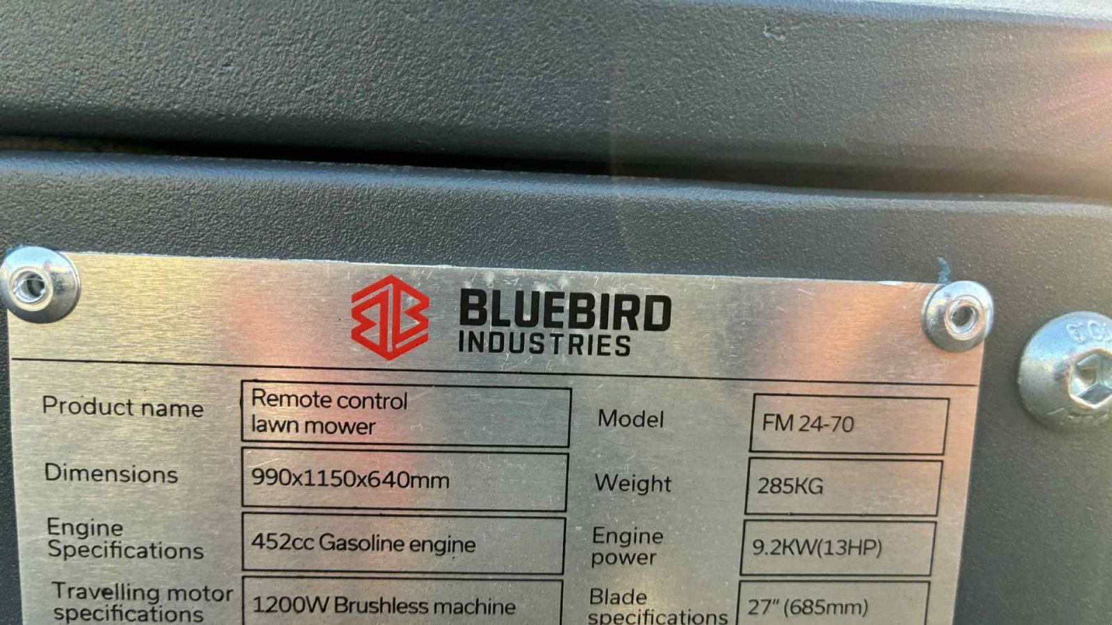 Sonstiges tip Sonstige FM 24-70 Bluebird FM 24-70 DEMO MASKIN, Gebrauchtmaschine in Ringe (Poză 12)