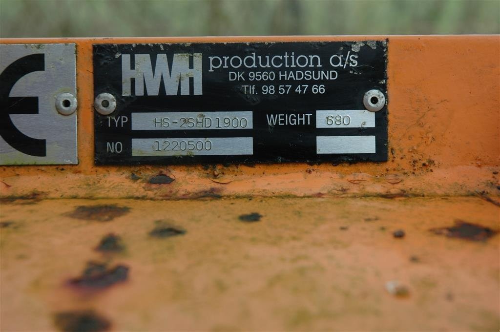 Sonstiges of the type Sonstige HS-2SHD 1900, Gebrauchtmaschine in Roslev (Picture 1)