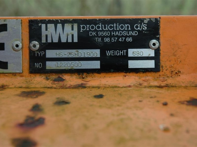 Sonstiges Türe ait Sonstige HS-2SHD 1900, Gebrauchtmaschine içinde Roslev (resim 1)