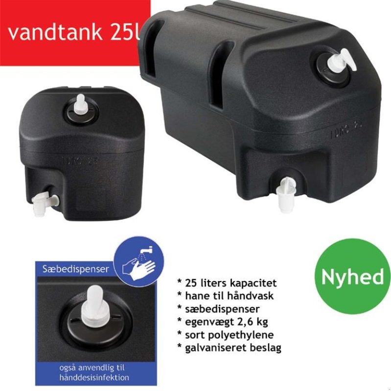 Sonstiges tipa Sonstige Mobil håndvask med 25L vandtank og sæbe dispenser., Gebrauchtmaschine u Tønder (Slika 3)