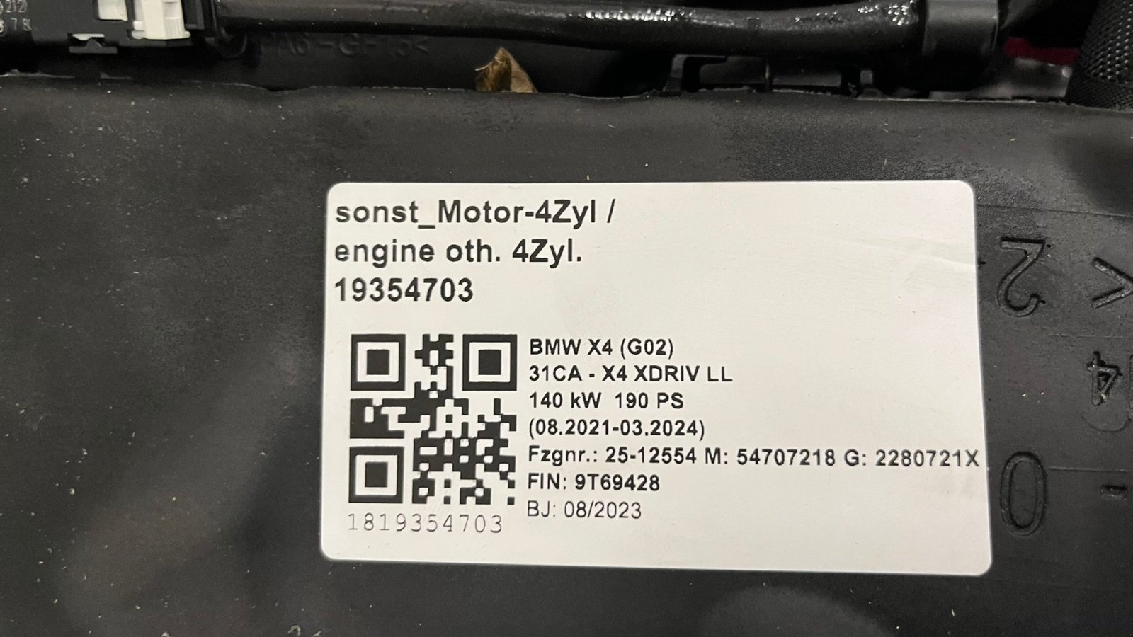Sonstiges vrste Sonstige Motor B47D20B ny komplet motor, Gebrauchtmaschine v Lintrup (Slika 19)