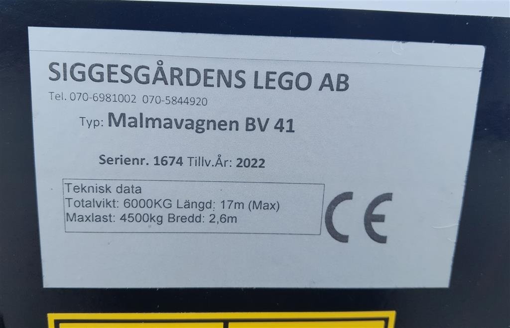 Sonstiges typu Sonstige Ny Malmavagnen overgemt skærebordsvogn, Gebrauchtmaschine v Horsens (Obrázek 10)