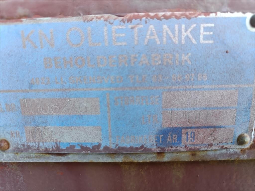 Sonstiges of the type Sonstige Olietank 1200L, Gebrauchtmaschine in Egtved (Picture 3)