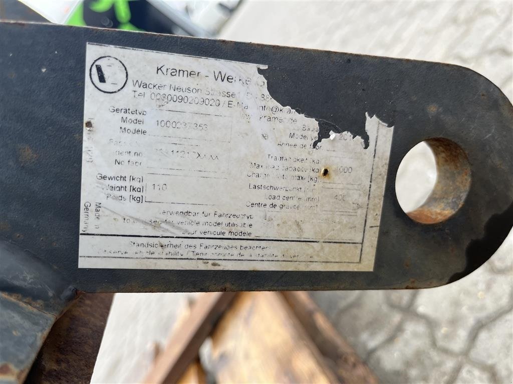 Sonstiges of the type Sonstige Pallegaffelsæt til Kramer minilæsser, Gebrauchtmaschine in Rønnede (Picture 8)