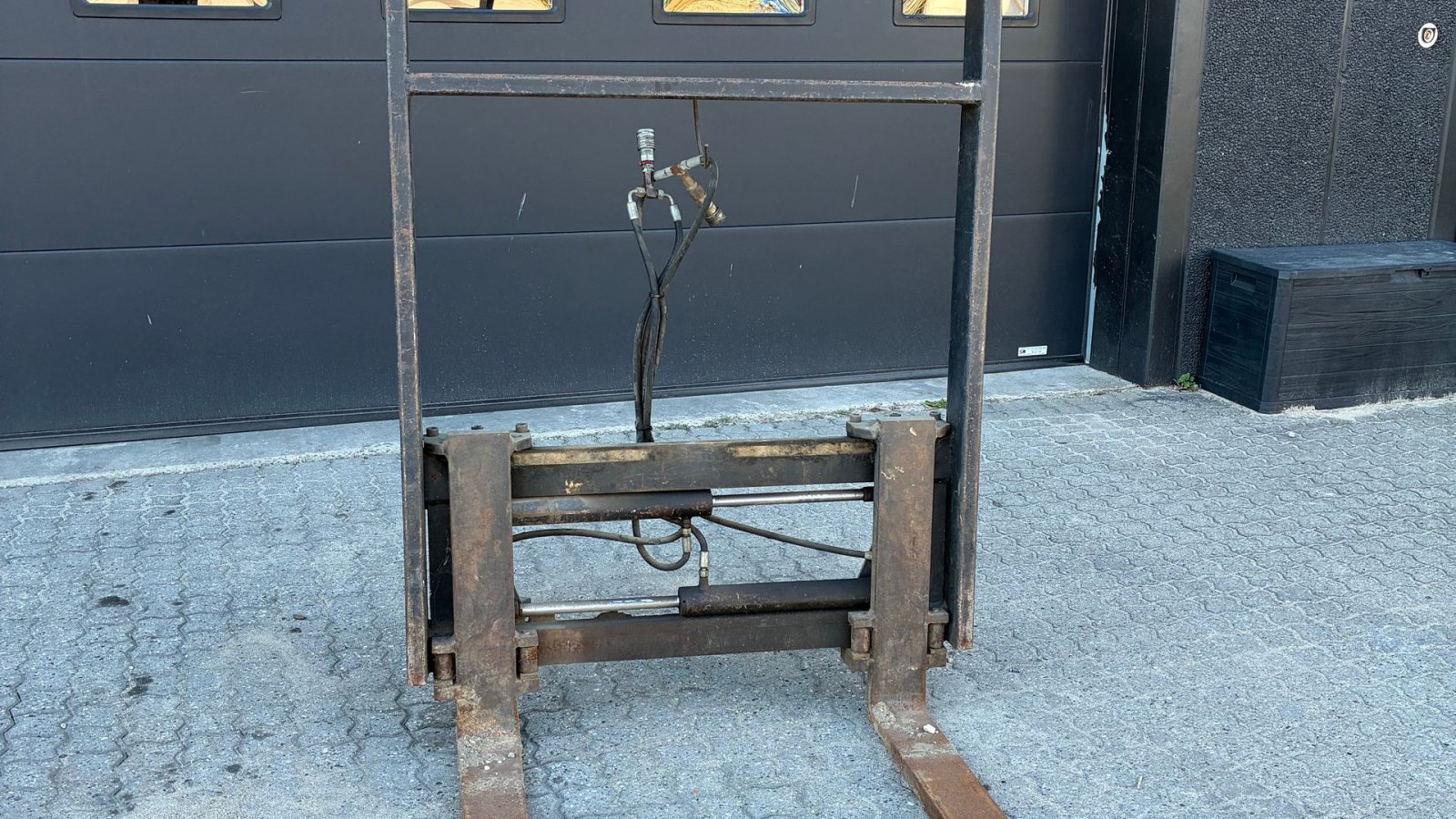 Sonstiges Türe ait Sonstige Pallegafler M. Hydraulisk Sideforskydning, Gebrauchtmaschine içinde Hedensted (resim 2)