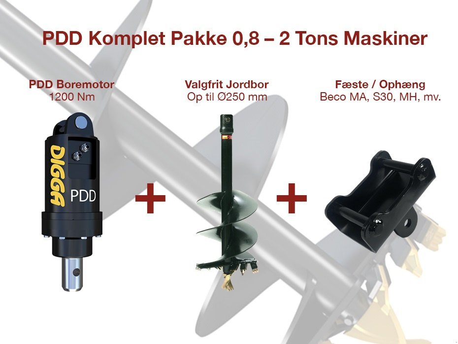Sonstiges of the type Sonstige PDD / Komplet pakke 0,8 - 2 tons maskiner, Gebrauchtmaschine in Aalborg (Picture 1)