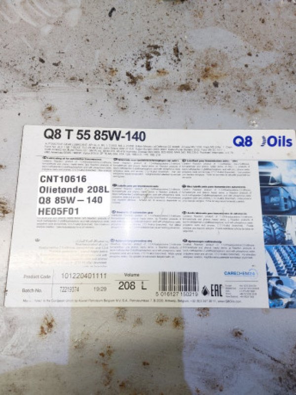 Sonstiges typu Sonstige Q8 T55 85W-140, Gebrauchtmaschine v Hemmet (Obrázek 5)