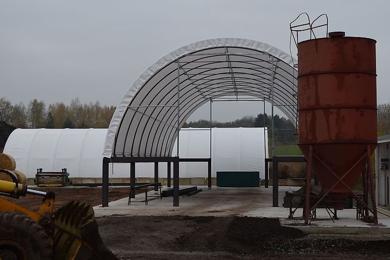 Sonstiges типа Sonstige Rundbogenhalle Zelthalle 12x9x4,5m Landwirtschaft 750 PVC Statik, Gebrauchtmaschine в Rodeberg OT Eigenrieden (Фотография 14)