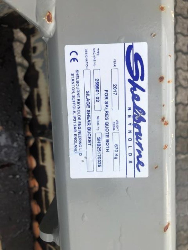 Sonstiges a típus Sonstige SHELBOURNE SKÆRESKOV, Gebrauchtmaschine ekkor: Rødding (Kép 7)