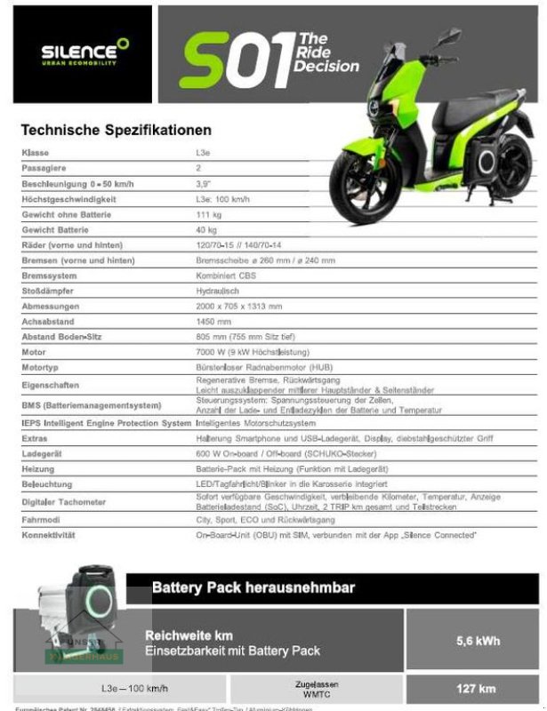 Sonstiges typu Sonstige Silence S01 Connected L3e E-Motorrad, Neumaschine v Feldbach (Obrázek 2)
