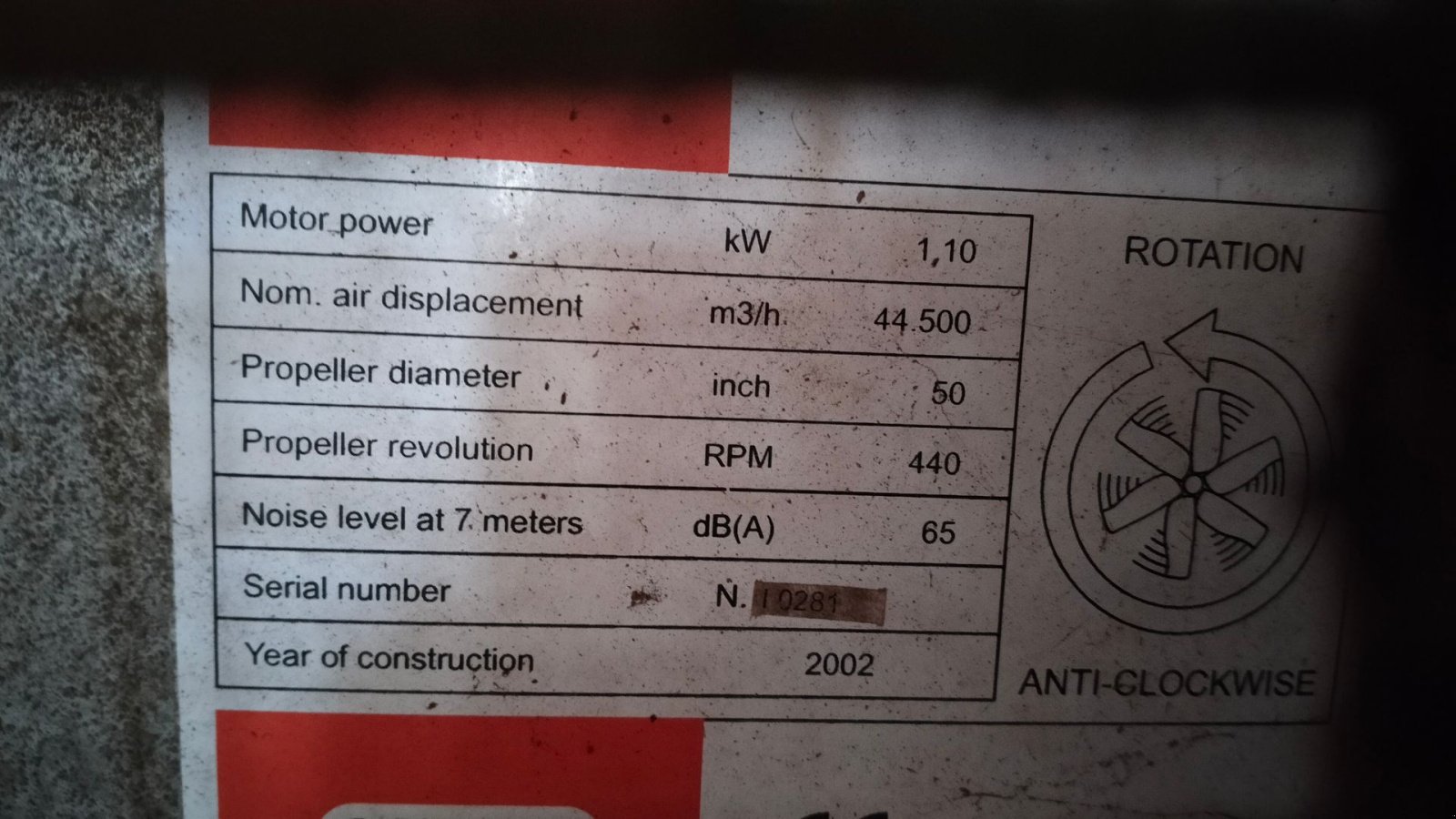 Sonstiges of the type Sonstige Staldventilator, Gebrauchtmaschine in Egtved (Picture 5)