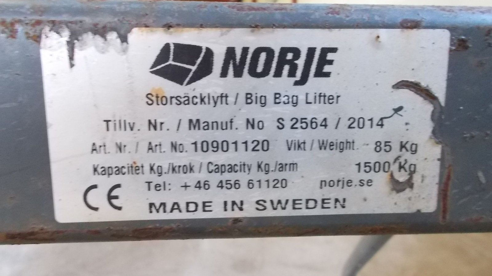 Sonstiges des Typs Sonstige Storsække løfter, Gebrauchtmaschine in Roslev (Bild 5)