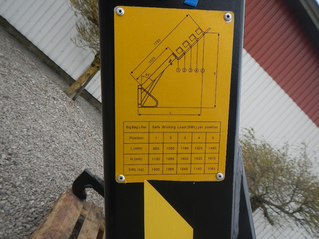 Sonstiges typu Sonstige Storsækkeløfter til 3 sække, Gebrauchtmaschine v Aabenraa (Obrázek 6)