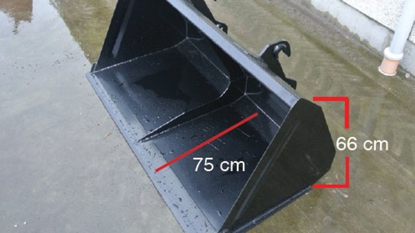 Sonstiges del tipo Sonstige Universal skovl 0,9-1,7 MTR OG 0,22-0,43M3  - UNIVERSAL SKOVLE TIL MINILÆSSERE, Gebrauchtmaschine In Dronninglund (Immagine 2)