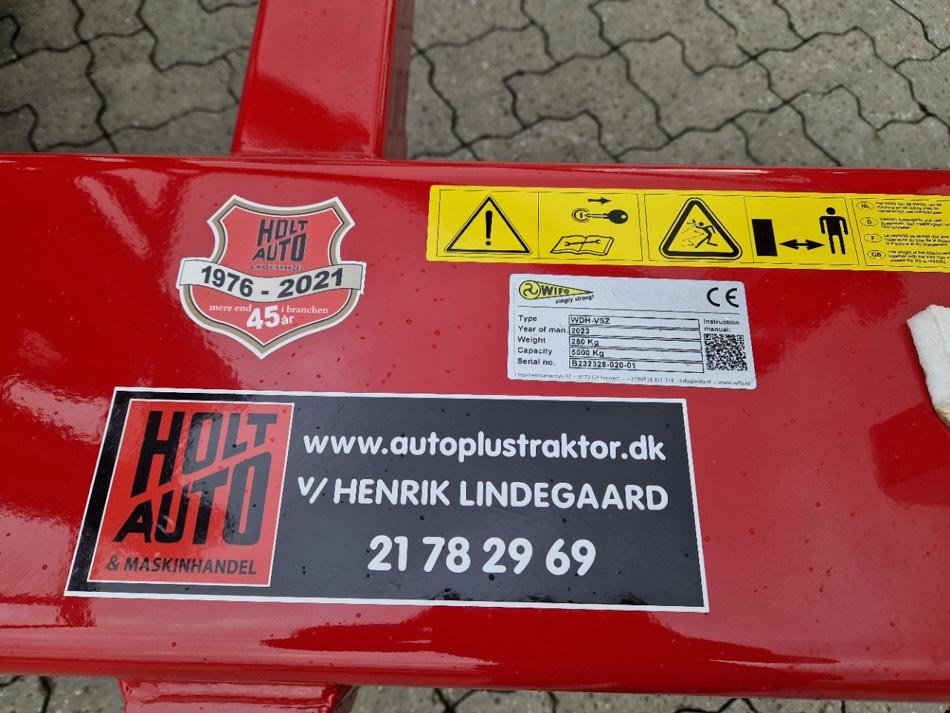 Sonstiges des Typs Sonstige Wifo Truckophæng WDH-VZ (5000kg), Gebrauchtmaschine in Vrå (Bild 11)