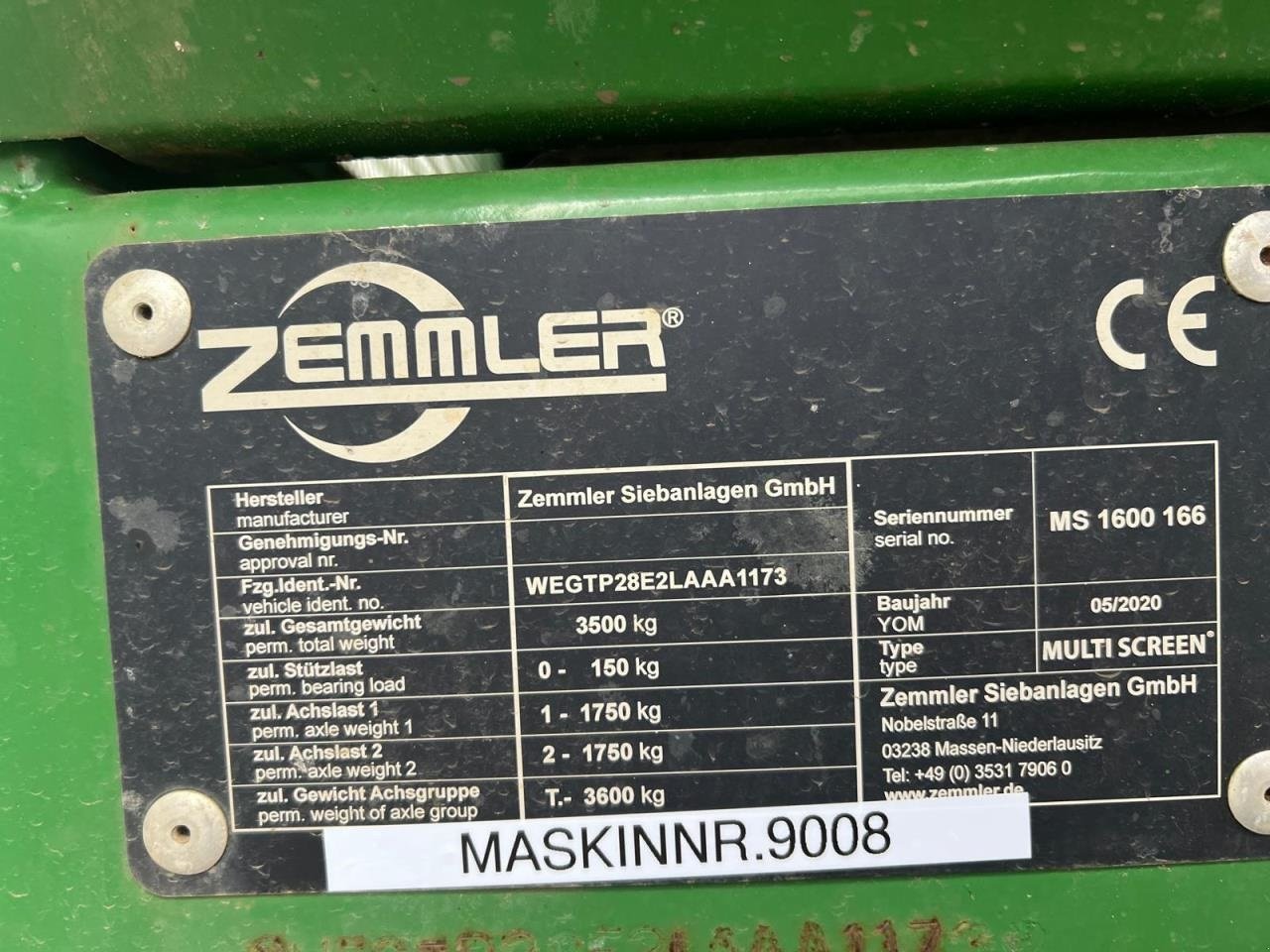 Sonstiges za tip Sonstige ZEMMLER MS1600, Gebrauchtmaschine u Middelfart (Slika 10)