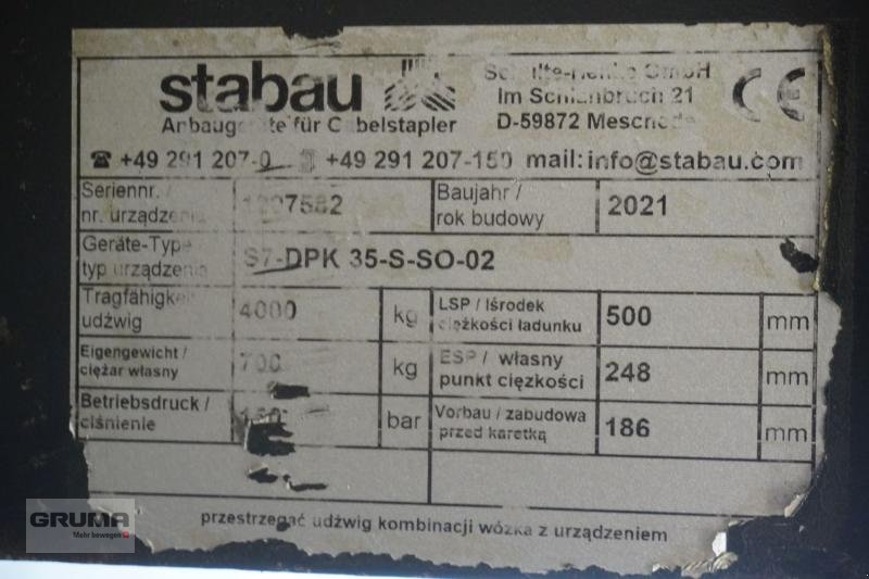 Sonstiges of the type Stabau STABAU S7-DPK 35-S-SO-02, Breite 1250 mm, Gebrauchtmaschine in Friedberg-Derching (Picture 5)