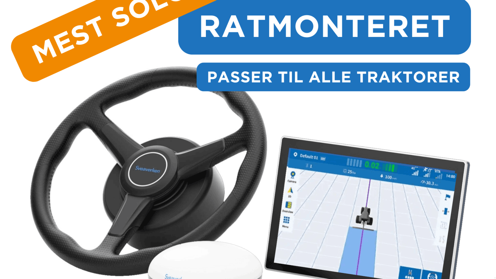 Sonstiges typu Sveaverken Få RTK autostyring i dag - mest solgte i 2025, Gebrauchtmaschine v Roslev (Obrázek 1)