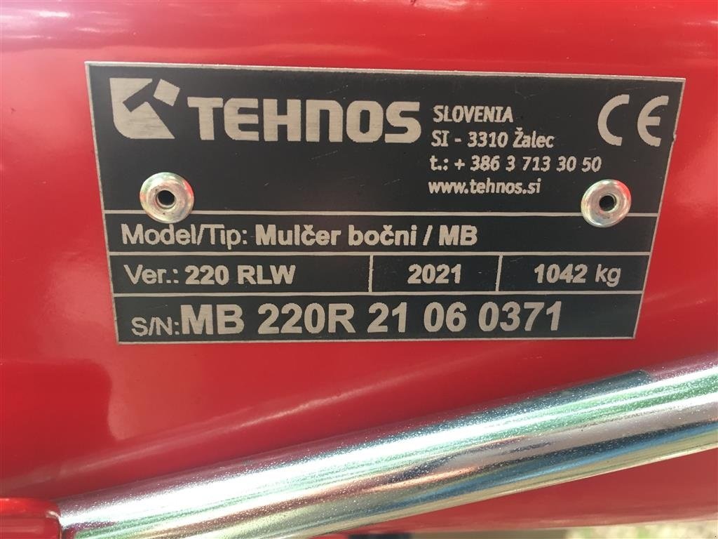 Sonstiges of the type Tehnos MB 220 RLW PROFI Arm-klipper, Gebrauchtmaschine in Bjerringbro (Picture 10)