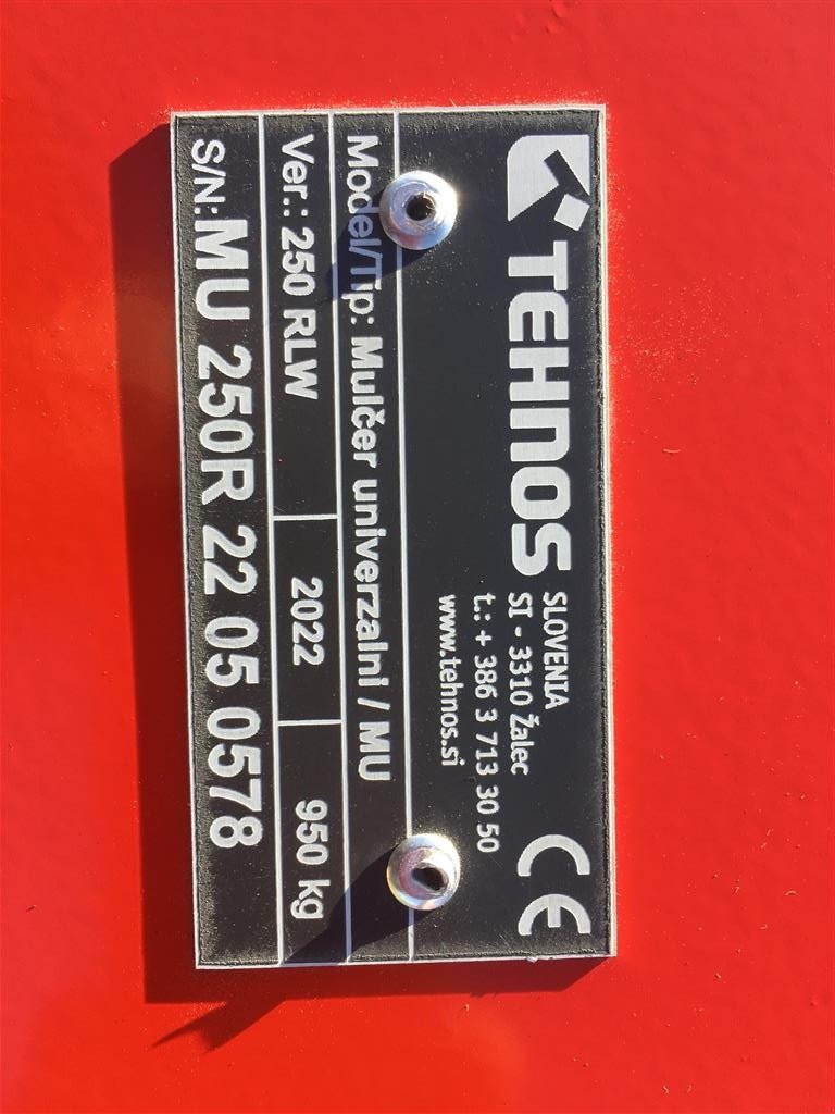 Sonstiges des Typs Tehnos MU 250 RLW PROFI Front/bag, Gebrauchtmaschine in Bjerringbro (Bild 16)