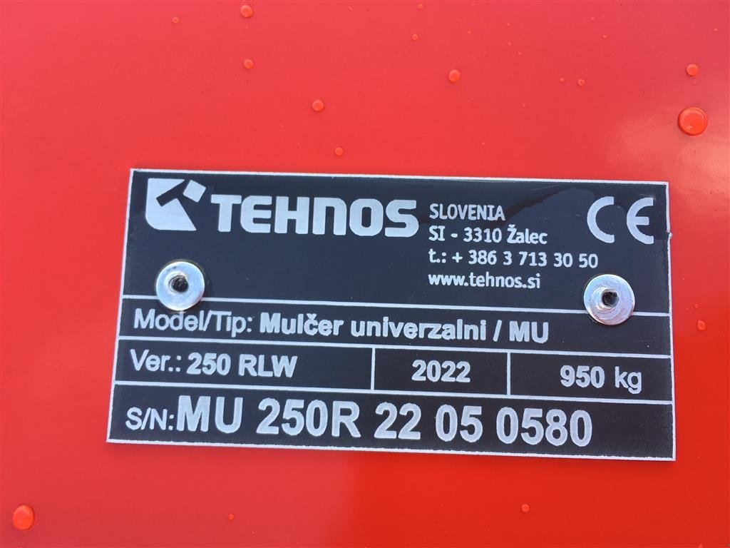 Sonstiges of the type Tehnos MU 250 RLW PROFI, Gebrauchtmaschine in Bjerringbro (Picture 13)