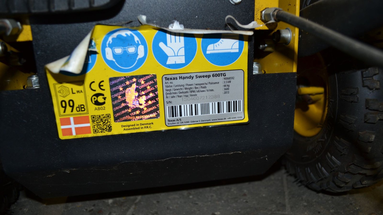 Sonstiges del tipo Texas Trading HANDY SWEEP 600TG FEJEMASKINE, Gebrauchtmaschine en Glamsbjerg (Imagen 5)