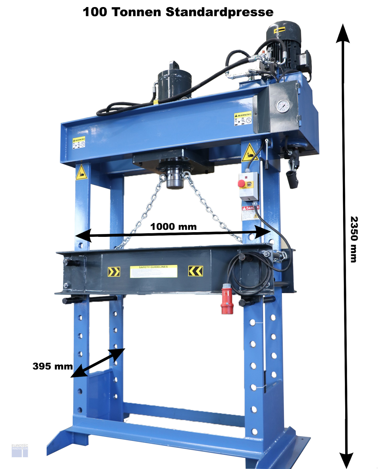 Sonstiges des Typs Tigermetal Werkstattpresse 100 Tonnen hydraulische Presse Hydraulikpresse, Neumaschine in Burtenbach (Bild 1)
