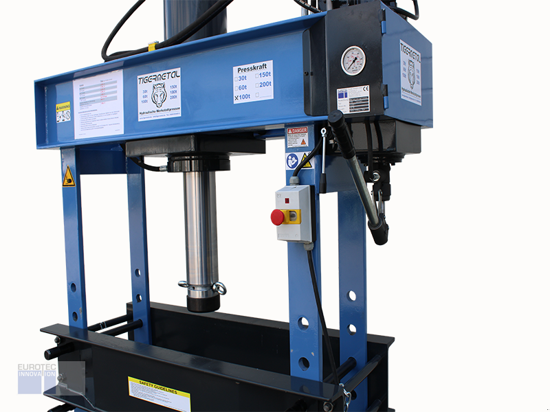Sonstiges des Typs Tigermetal Werkstattpresse 150 Tonnen Presse Hydraulikpresse hydraulisch, Neumaschine in Burtenbach (Bild 2)