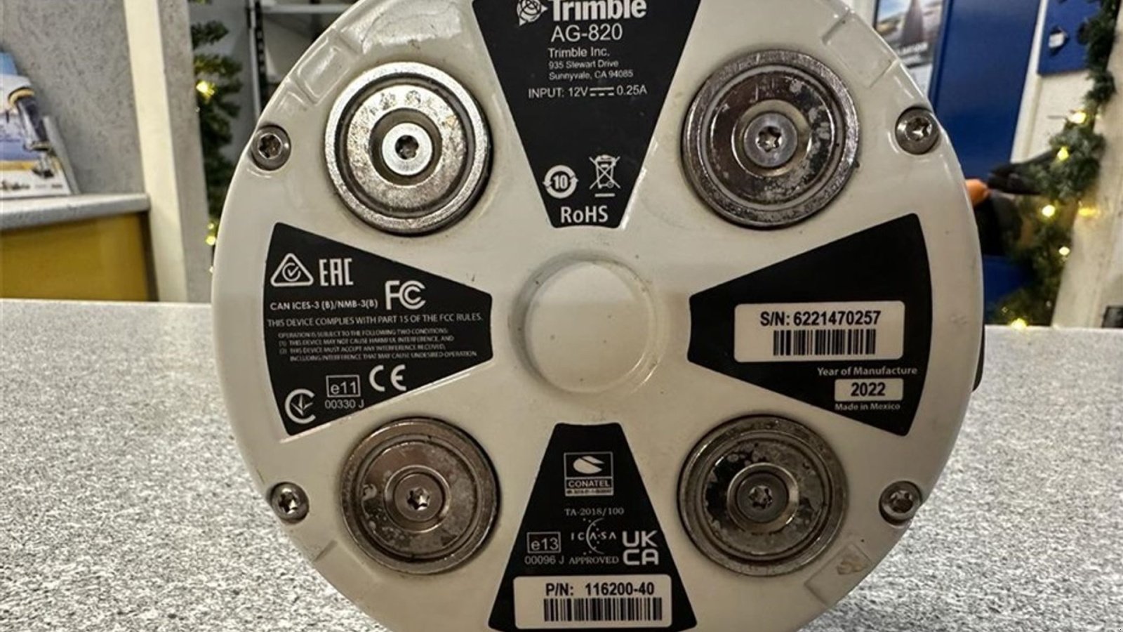 Sonstiges tip Trimble AG-820 RTK radio 430-470 MHz Radio modul, Gebrauchtmaschine in Gjerlev J. (Poză 4)