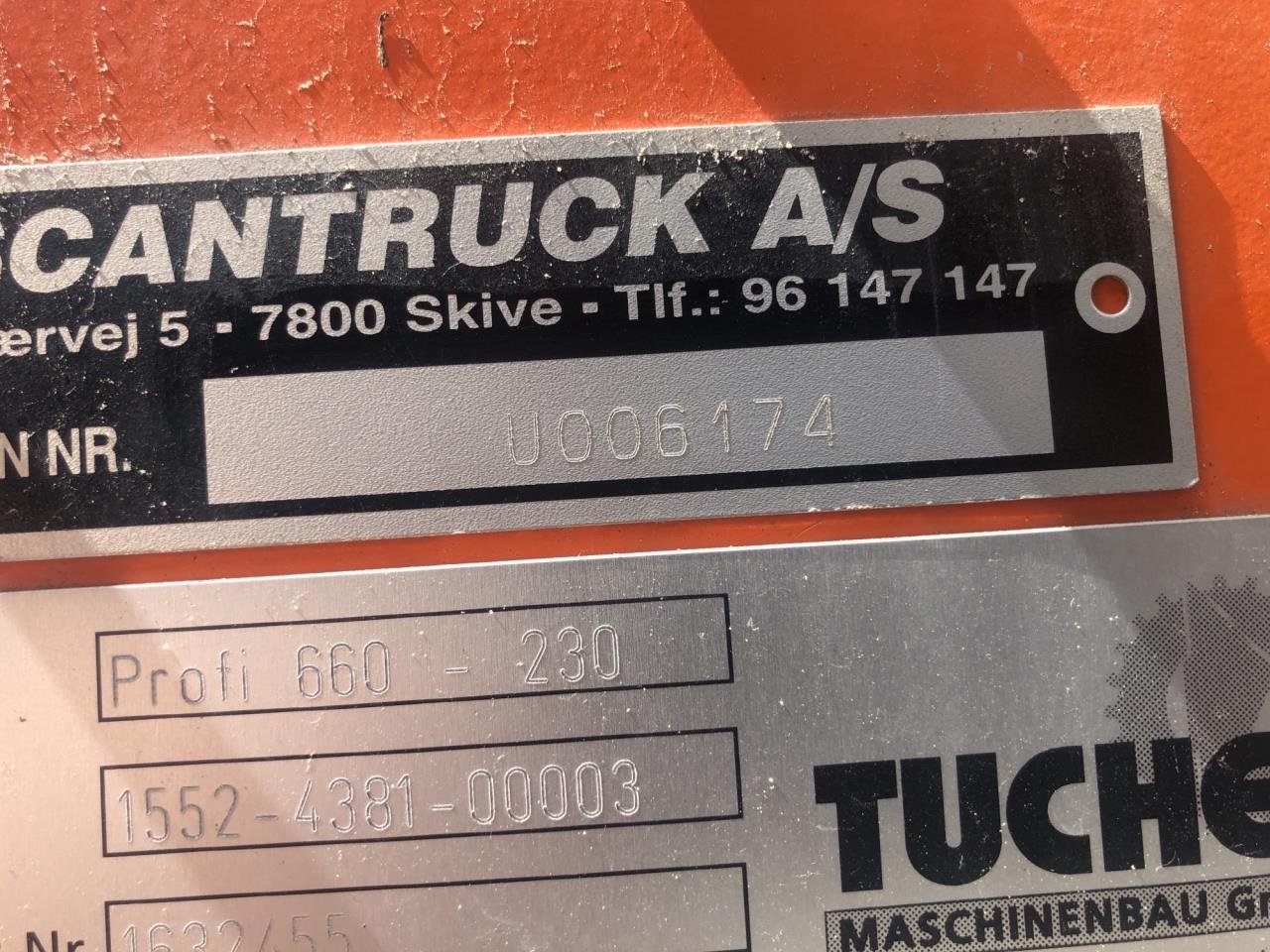 Sonstiges Türe ait Tuchel FEJEMASKINE, TUCHEL PROFI 660, Gebrauchtmaschine içinde Skive (resim 6)