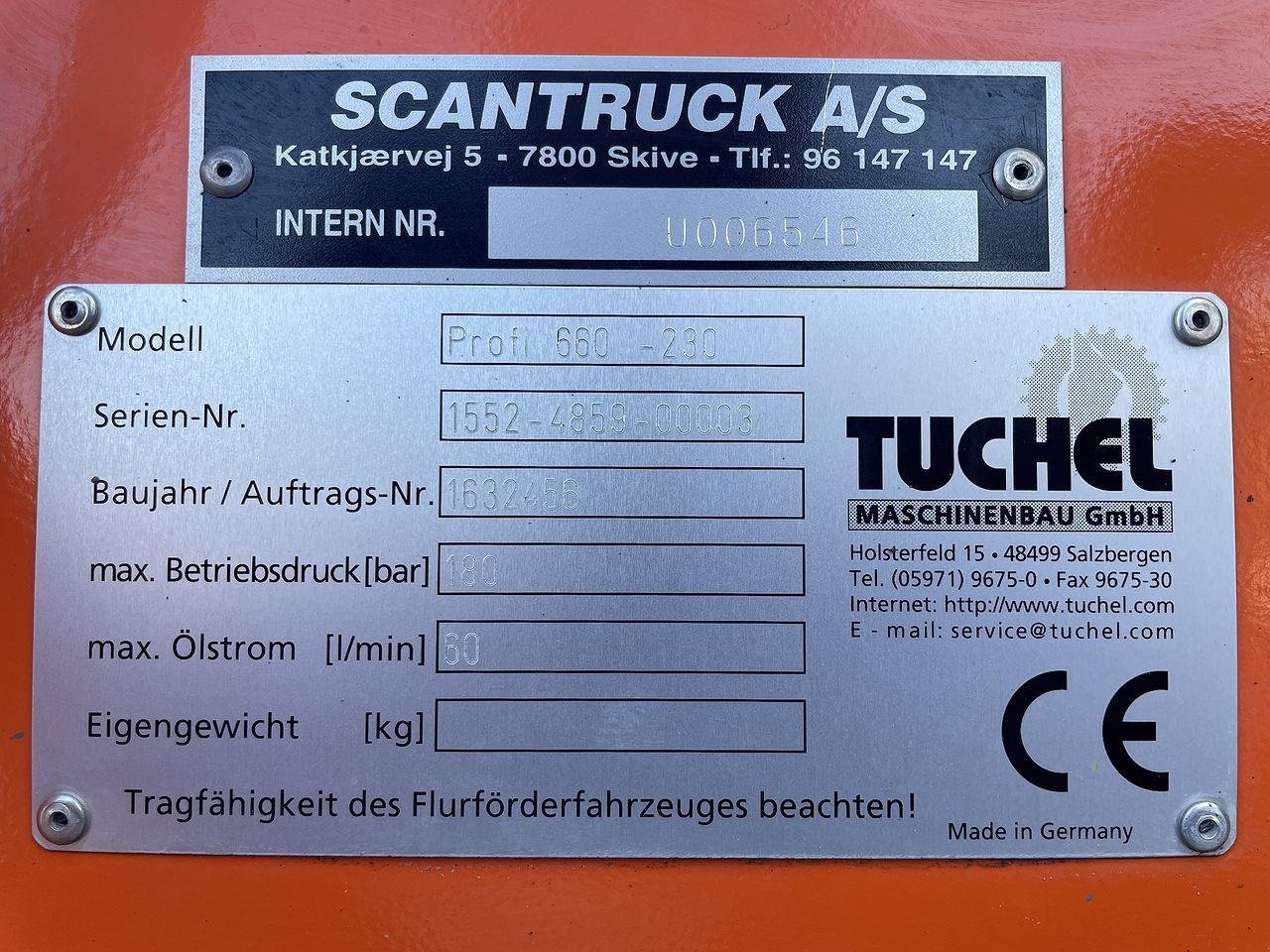 Sonstiges typu Tuchel FEJEMASKINE, TUCHEL PROFI 660, Gebrauchtmaschine v Skive (Obrázek 7)