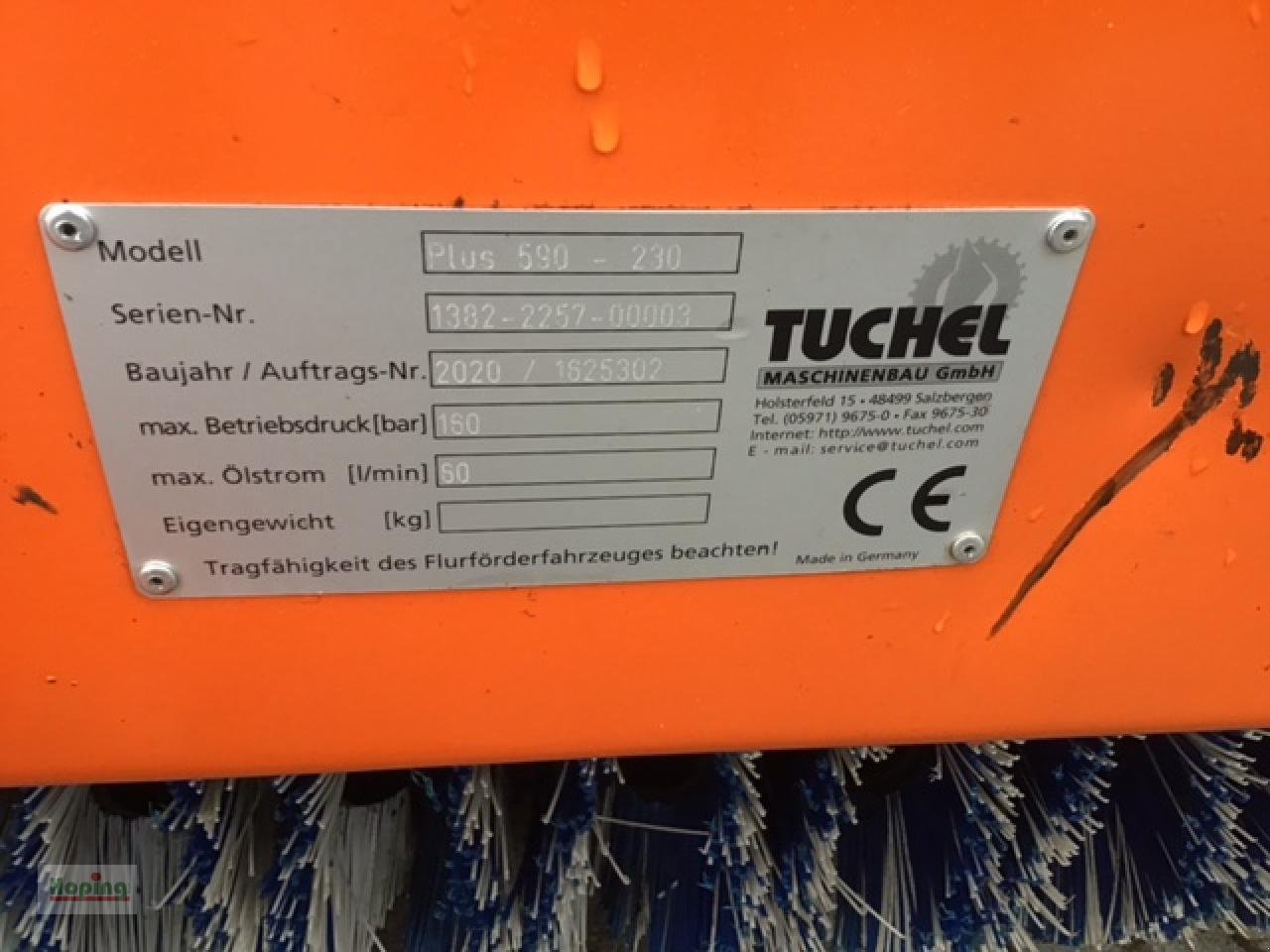 Sonstiges Türe ait Tuchel Plus 590 Kehrmaschin, Gebrauchtmaschine içinde Bakum (resim 5)