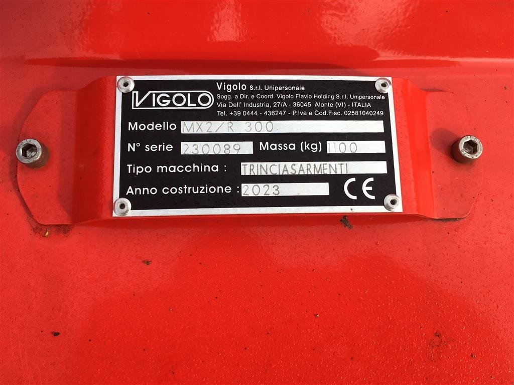 Sonstiges типа Vigolo MX2-R-300 Front/Bag, Gebrauchtmaschine в Bjerringbro (Фотография 13)