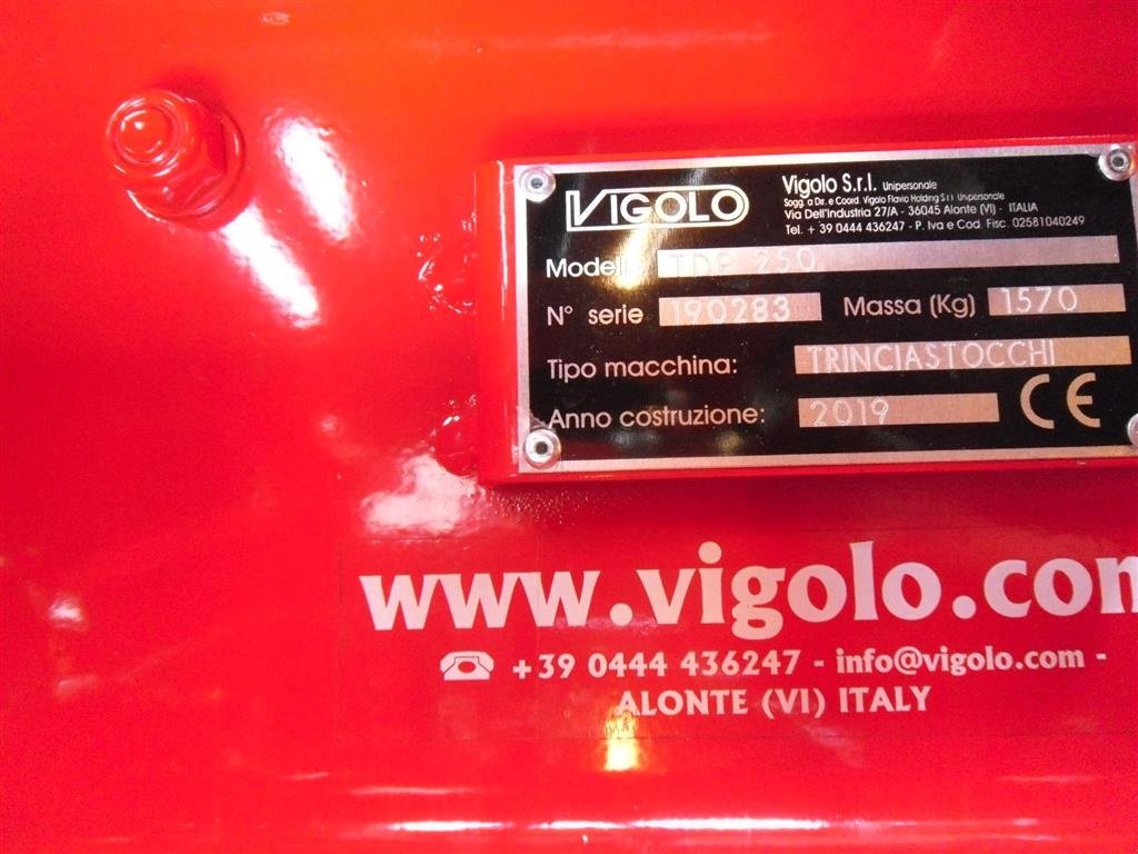 Sonstiges typu Vigolo TDF-250 Til 250 hk., Gebrauchtmaschine v Bjerringbro (Obrázek 9)