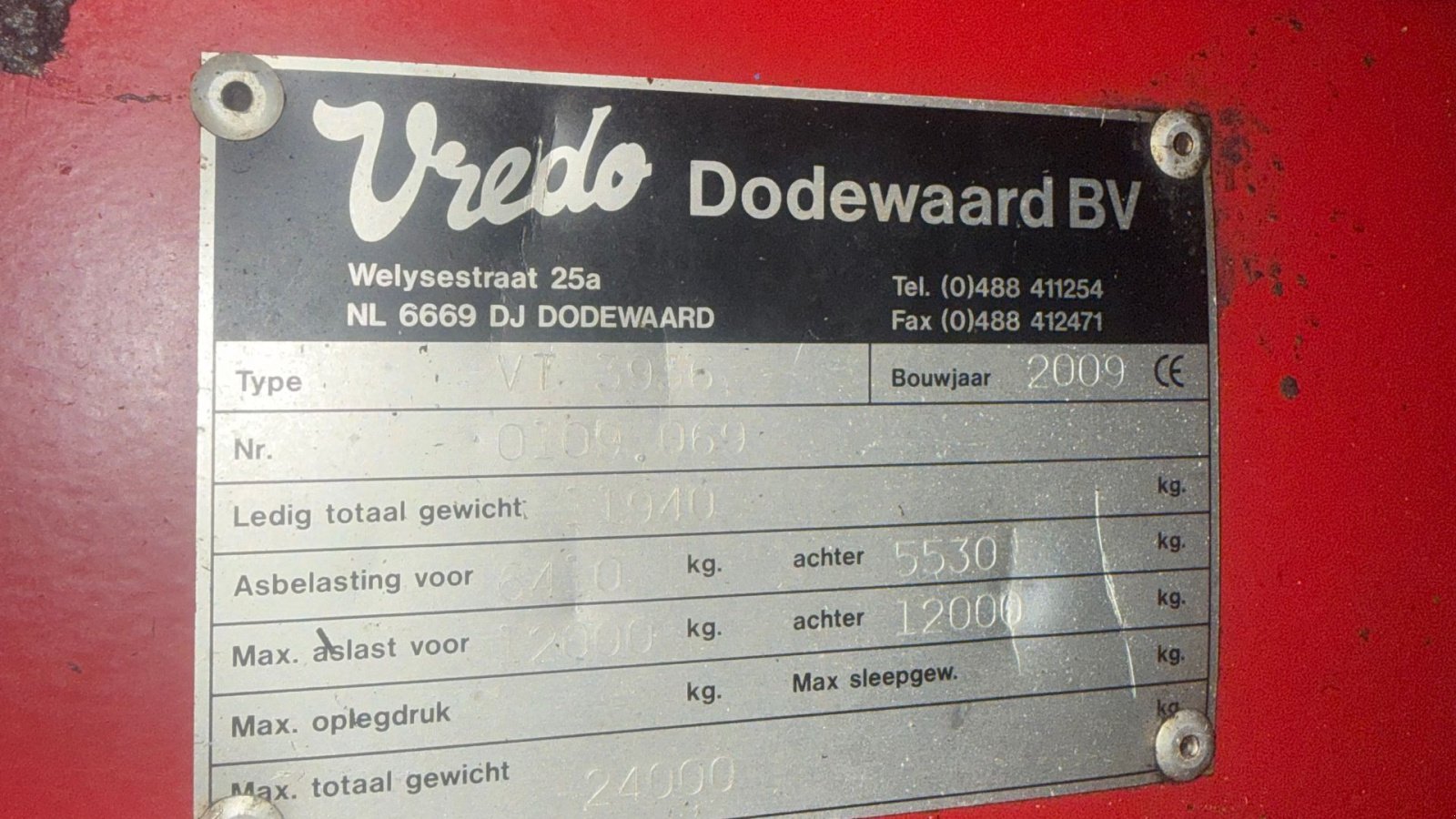 Sonstiges typu Vredo VT3936 + ZBV25000Zc, Gebrauchtmaschine w Gjerlev J. (Zdjęcie 3)