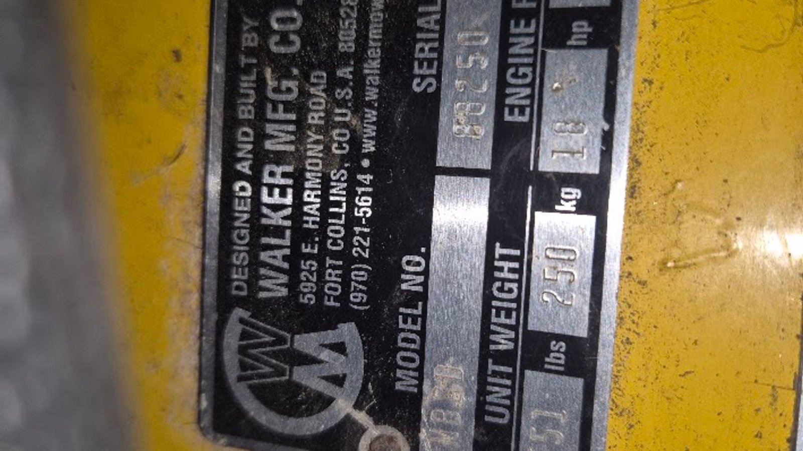 Sonstiges типа Walker MB 18 HK-42 mb18, Gebrauchtmaschine в Middelfart (Фотография 5)