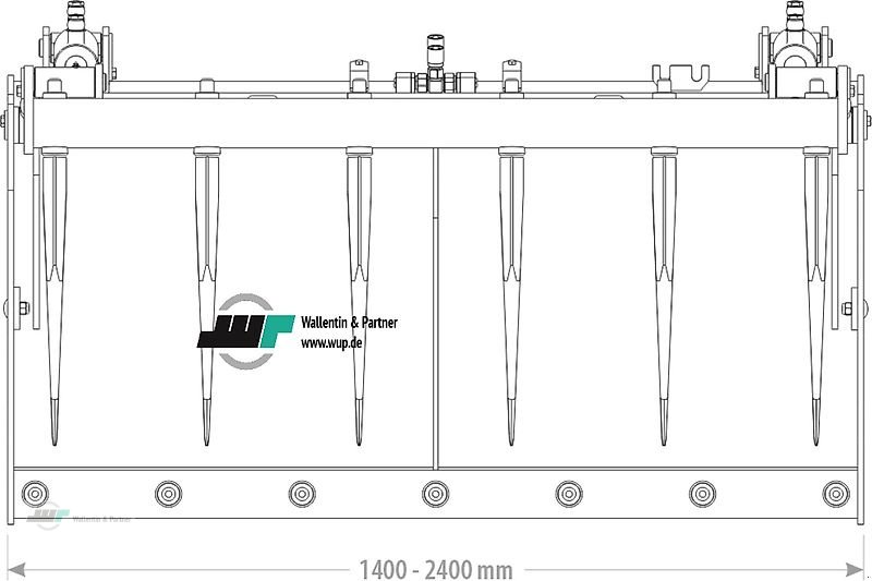 Sonstiges des Typs Wallentin & Partner Krokodilgebiss Krokodilzange 1,20m - Silozange - Euroaufnahme, Neumaschine in Wesenberg (Bild 7)